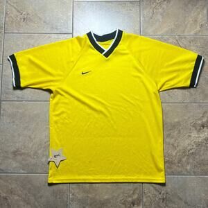 90s Nike gold soccer jersey